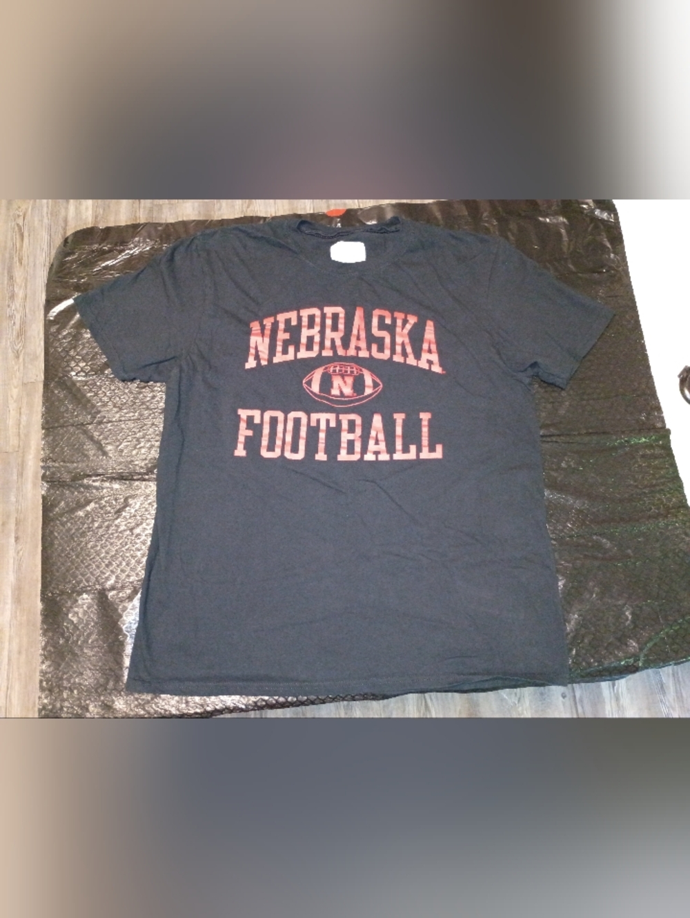 Fanatics Black T-Shirt with Red Print
